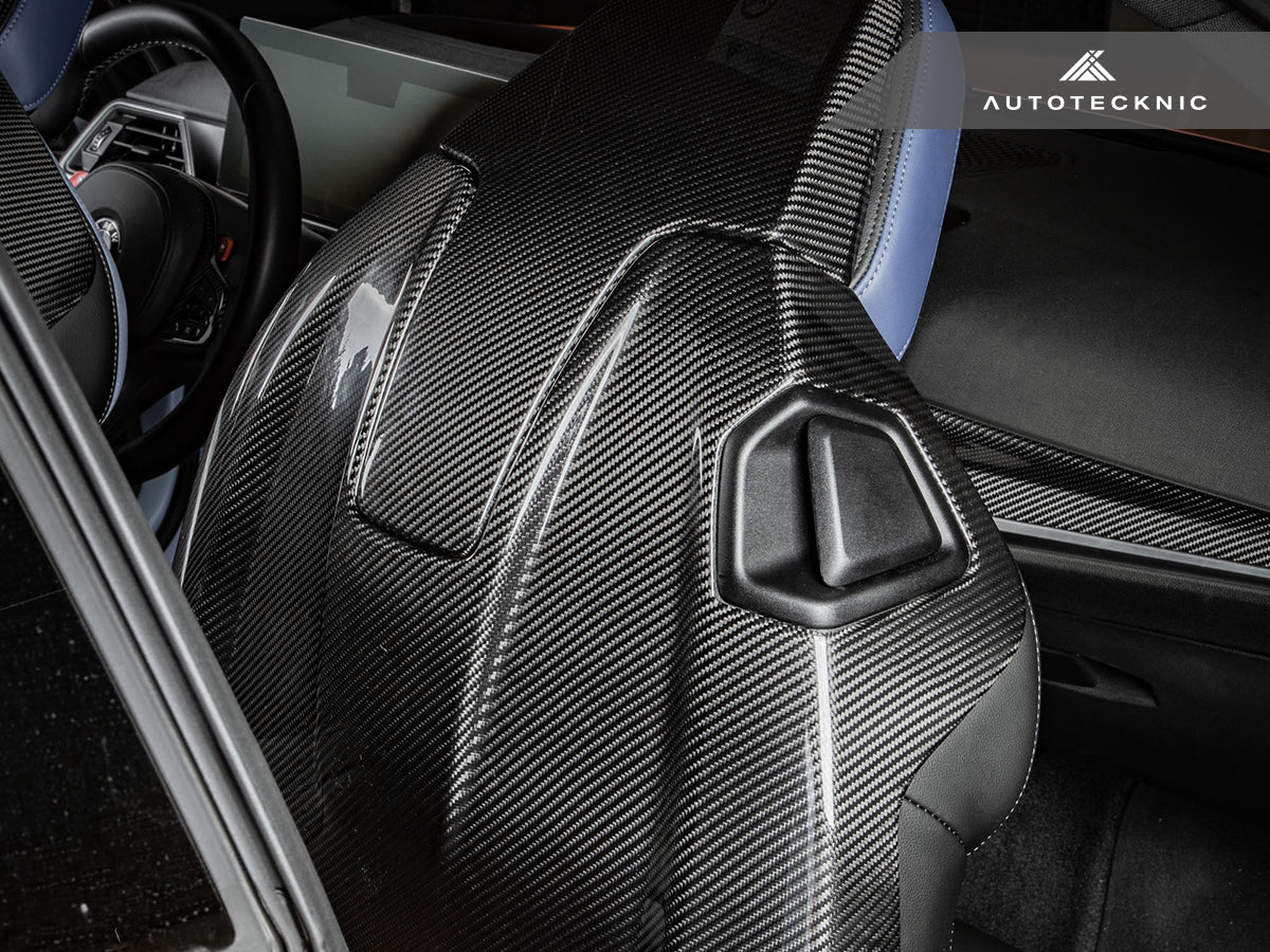 AutoTecknic Dry Carbon Full Seat Back Cover Set - G42 M240I - Image 8