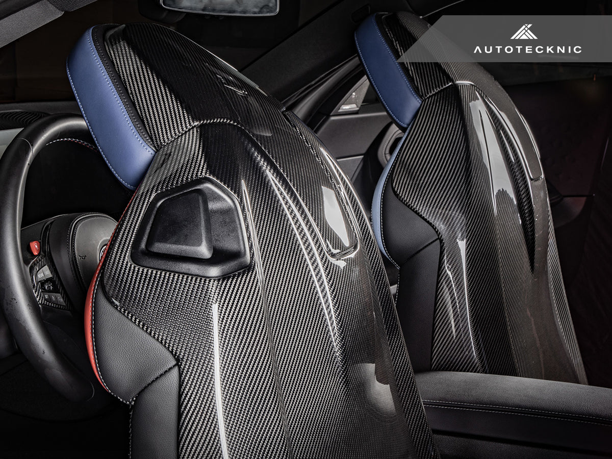 AutoTecknic Dry Carbon Full Seat Back Cover Set - G82/ G83 M4 - Image 2