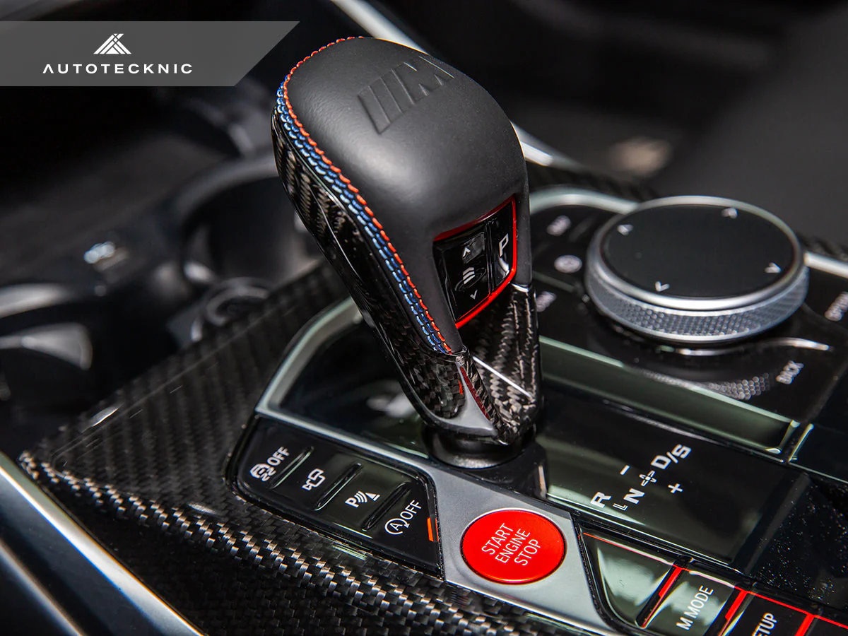 AutoTecknic Dry Carbon Gear Selector Cover - G8X M3/ M4 - Image 9