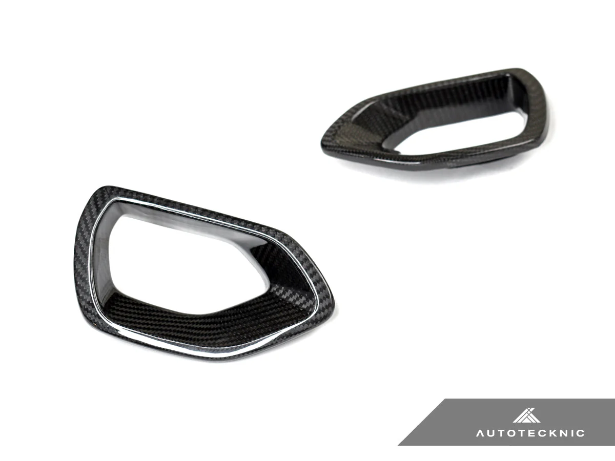 AutoTecknic Dry Carbon Grille Snorkel Set - Dodge Charger SRT Scat Pack 2015-2021 - Image 3