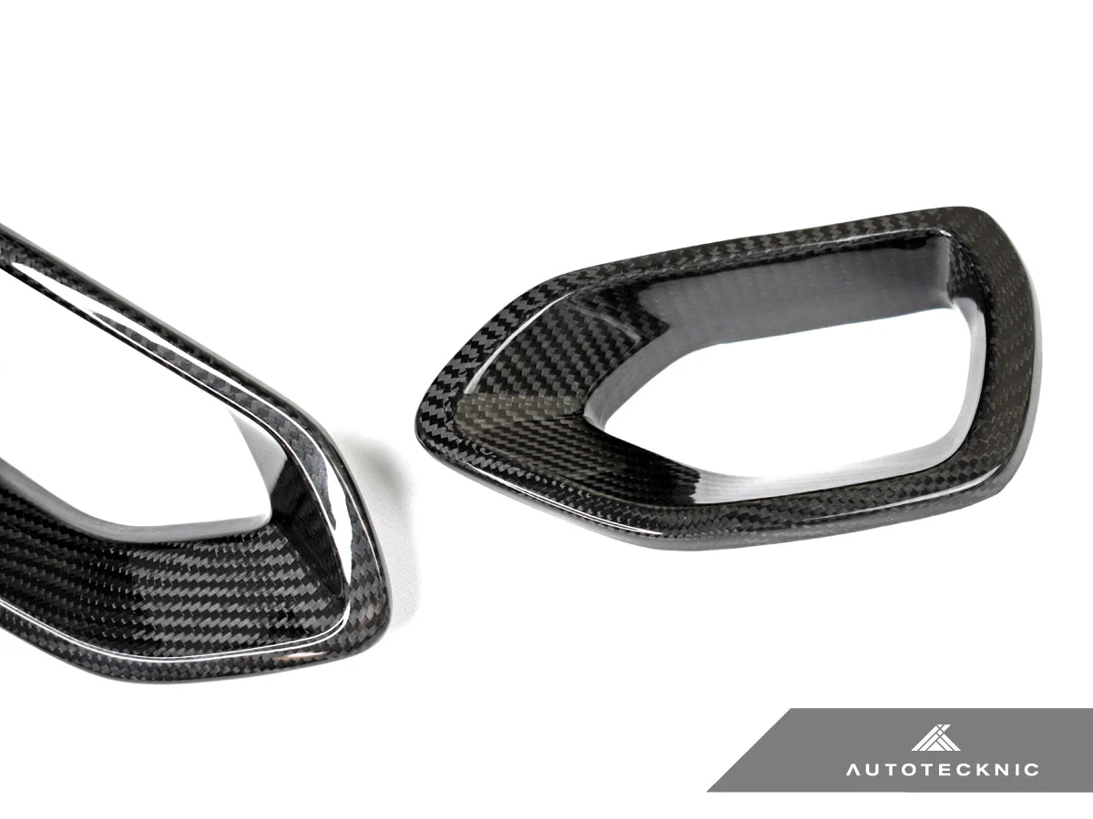 AutoTecknic Dry Carbon Grille Snorkel Set - Dodge Charger SRT Scat Pack 2015-2021 - Image 4