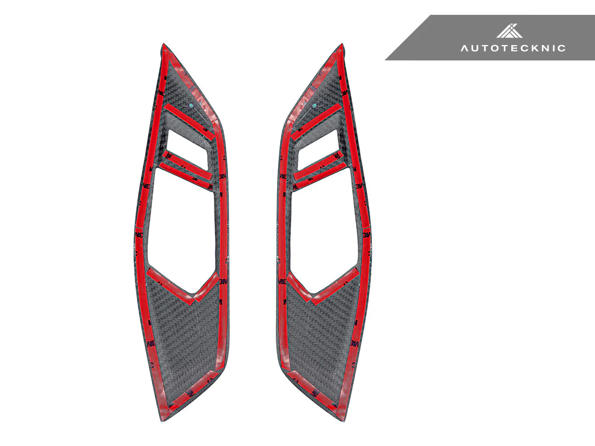 AutoTecknic Dry Carbon Interior Door Handle Trim Set - G22 4-Series - Image 6