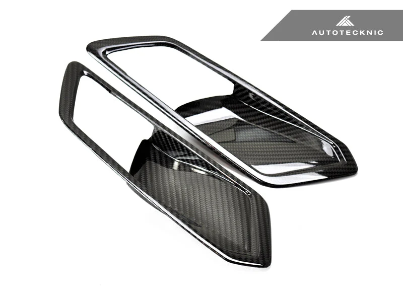 AutoTecknic Dry Carbon Interior Door Handle Trim Set - G80 M3 - Image 9
