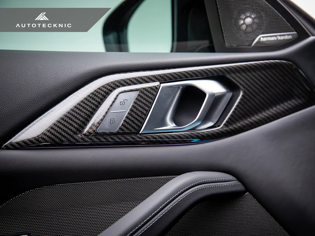 AutoTecknic Dry Carbon Interior Door Handle Trim Set - G82/ G83 M4 - Image 2
