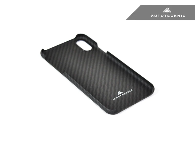AutoTecknic Dry Carbon iPhone Cover - iPhone XS MAX - Matte Finish - Image 5