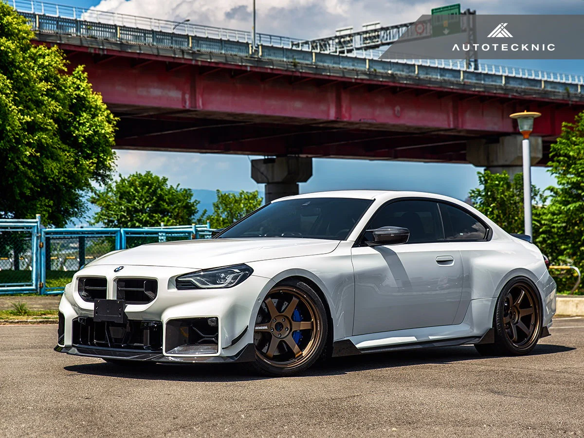 AutoTecknic Dry Carbon Podium Front Lip Set - G87 M2 - Image 5