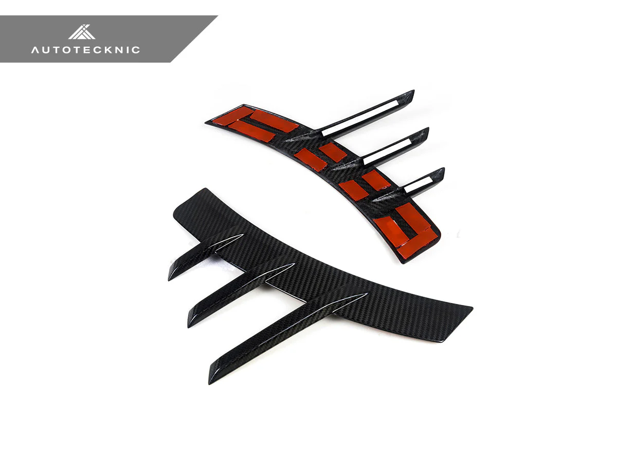 AutoTecknic Dry Carbon Rear Fender Arch Trim Set - G87 M2 - Image 6