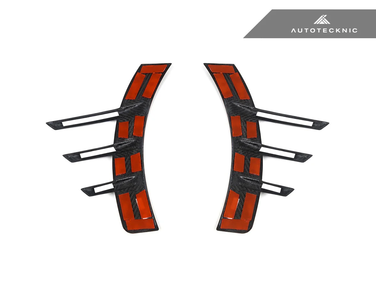 AutoTecknic Dry Carbon Rear Fender Arch Trim Set - G87 M2 - Image 8