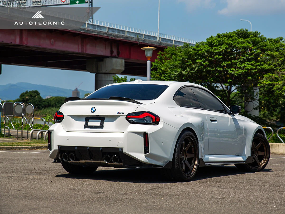 AutoTecknic Dry Carbon Rear Splitter Set - G87 M2 - Image 15