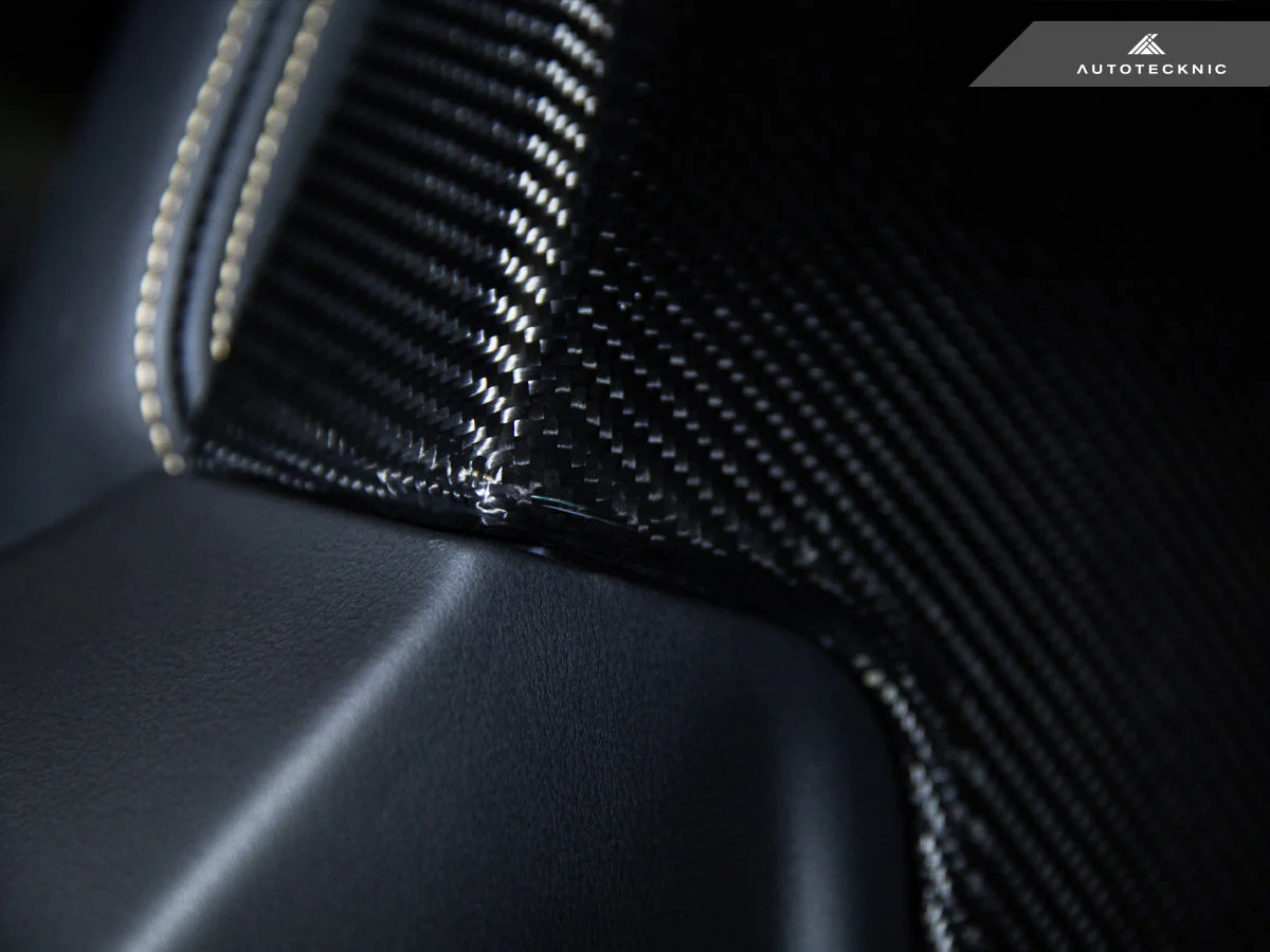 AutoTecknic Dry Carbon Seat Back Cover Set - G01 X3 M40I | G02 X4 M40I - Image 4
