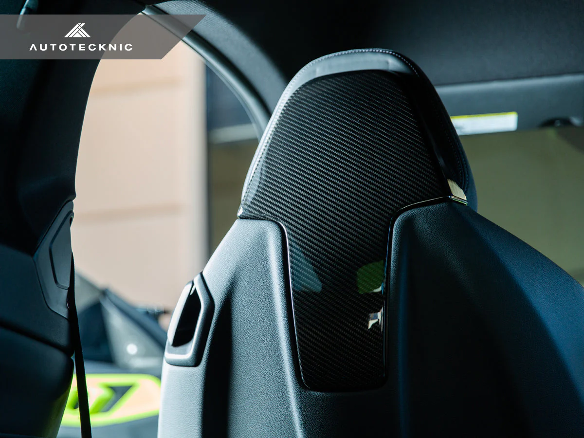 AutoTecknic Dry Carbon Seat Back Cover Set - G80 M3 | G82 M4 - Image 3