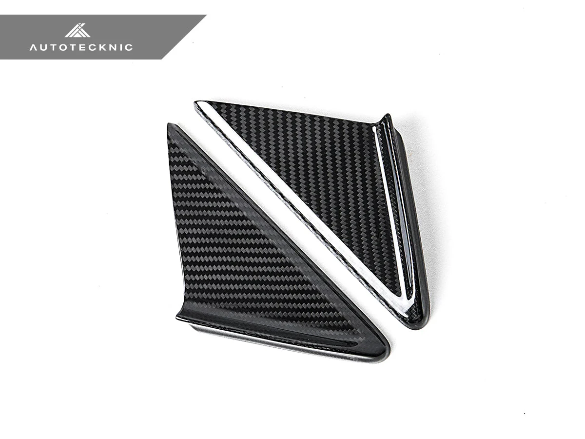 AutoTecknic Dry Carbon Side Mirror Wind Deflector Set - Porsche 911 (991) | 981 Boxster/Cayman | 718 (982) - Image 6