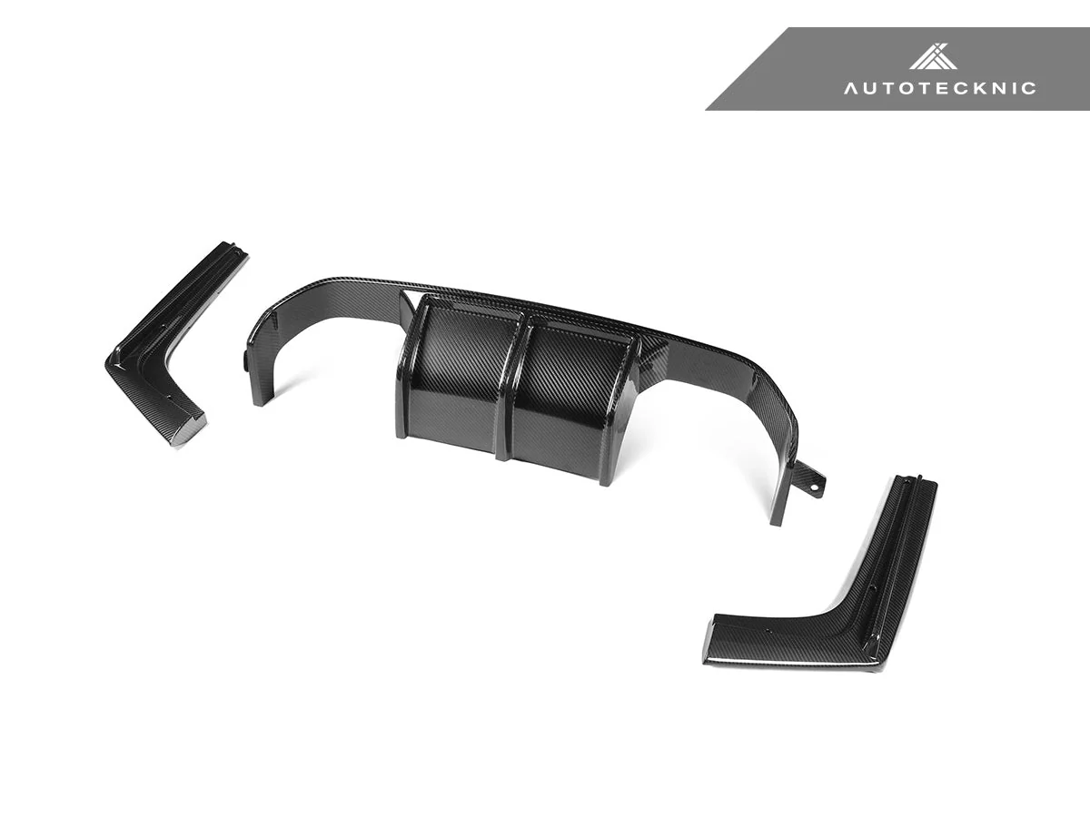 AutoTecknic Dry Carbon Versus Rear Diffuser Set - F80 M3 | F82/ F83 M4 - Image 2