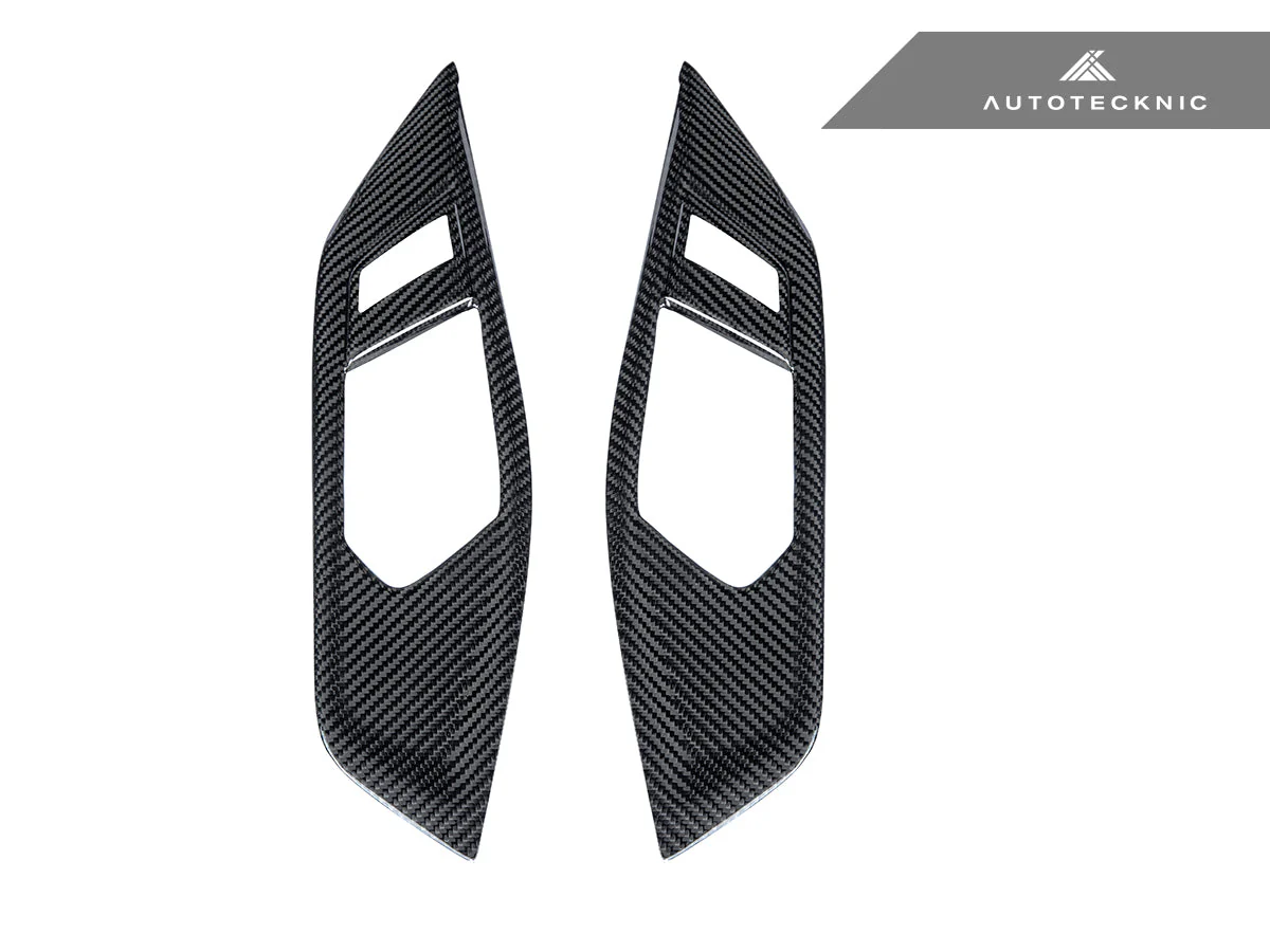 AutoTecknic Dry Carbon Window Switch Panel Trim Set - G22 4-Series - Image 7