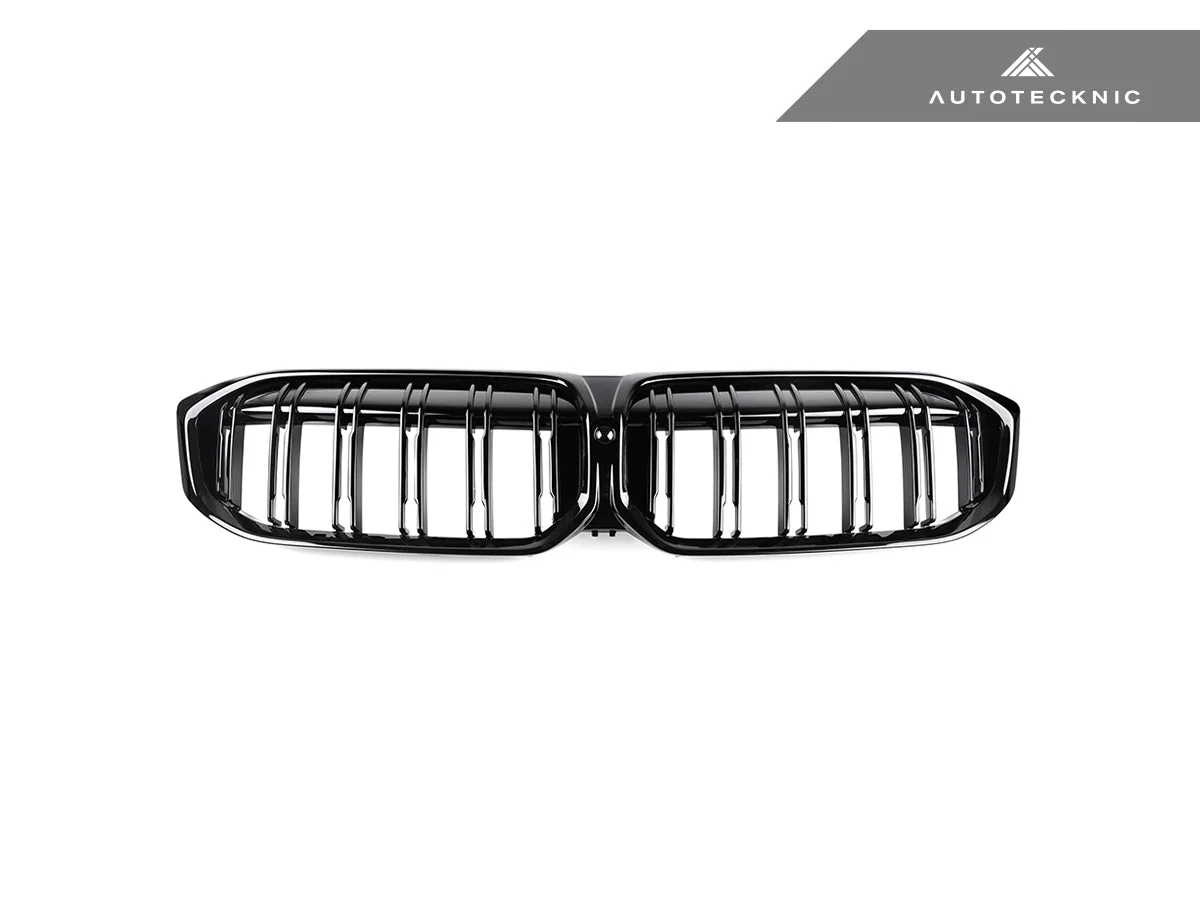 AutoTecknic Dual-Slats Gloss Black Front Grille - G20 3-Series LCI - Image 2