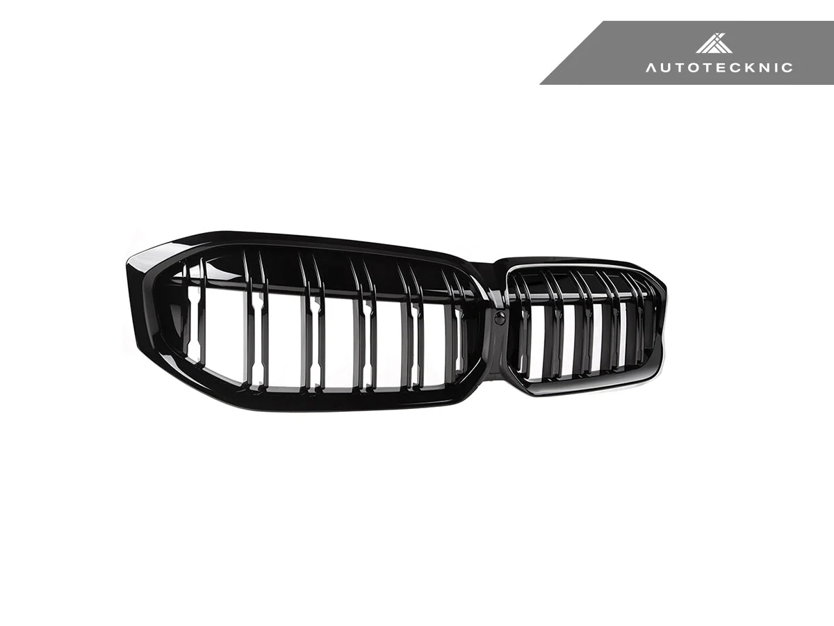 AutoTecknic Dual-Slats Gloss Black Front Grille - G20 3-Series LCI - Image 6