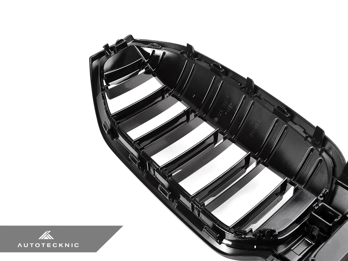 AutoTecknic Dual-Slats Gloss Black Front Grille - G20 3-Series LCI - Image 7