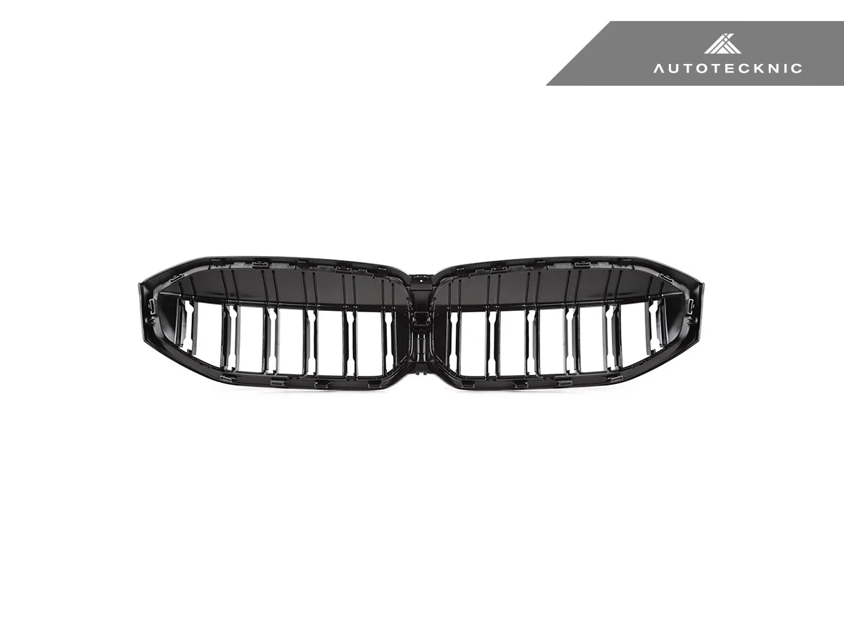 AutoTecknic Dual-Slats Gloss Black Front Grille - G20 3-Series LCI - Image 8