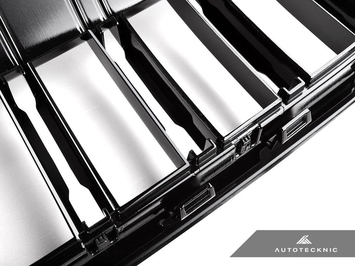 AutoTecknic Dual-Slats Gloss Black Front Grille - G20 3-Series LCI - Image 9