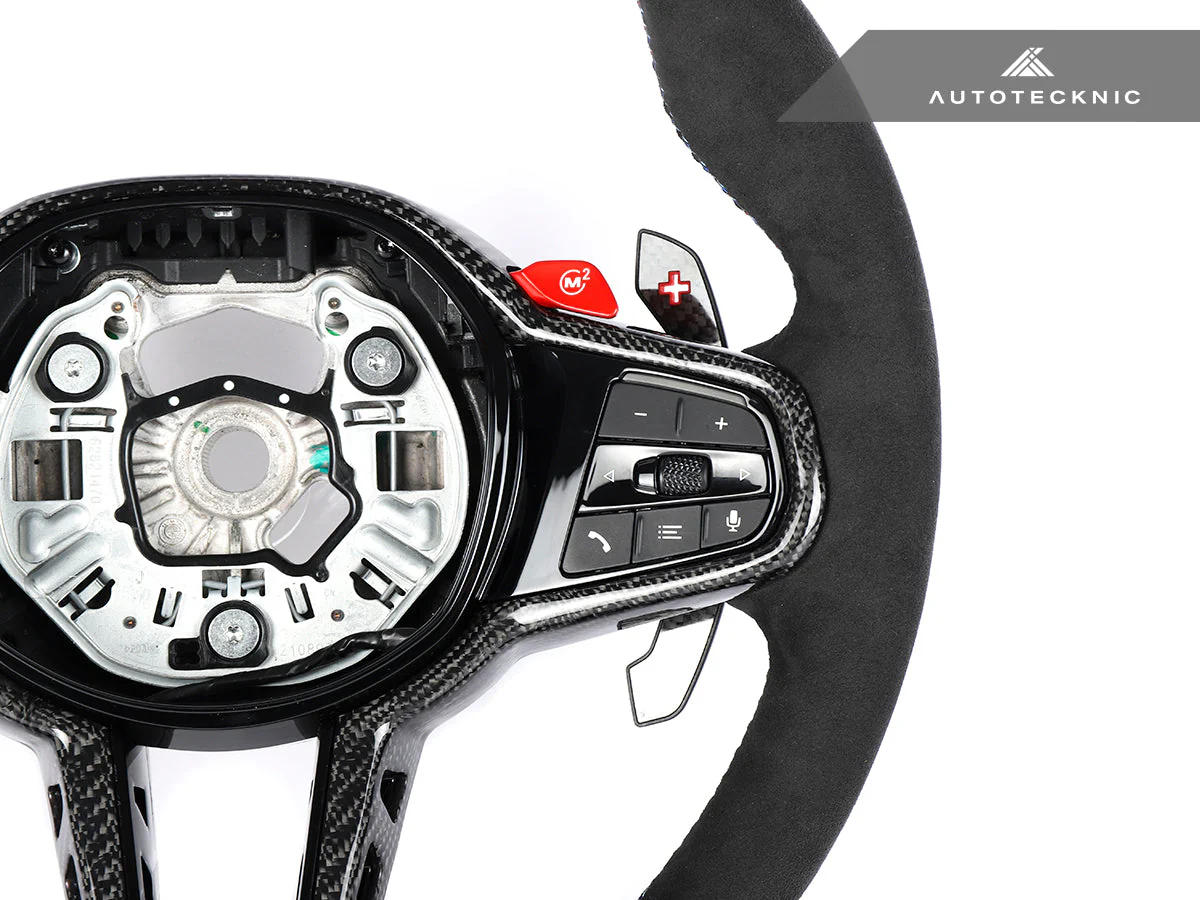 AutoTecknic G8X LCI Alcantara Steering Wheel - G8X M2/ M3/ M4 - Image 5