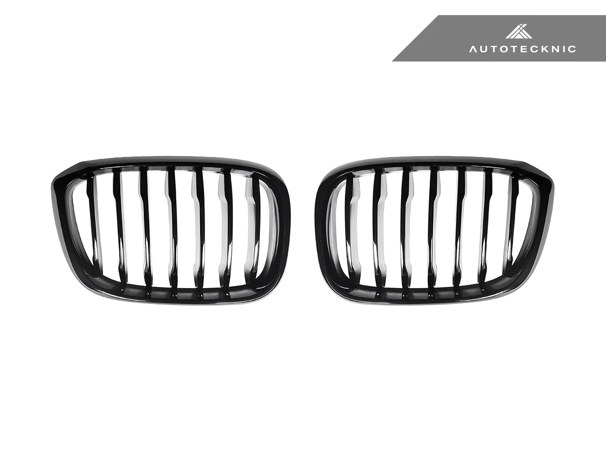 AutoTecknic Gloss Black Front Grille Set - G01 X3 | G02 X4 Pre-LCI - Image 2