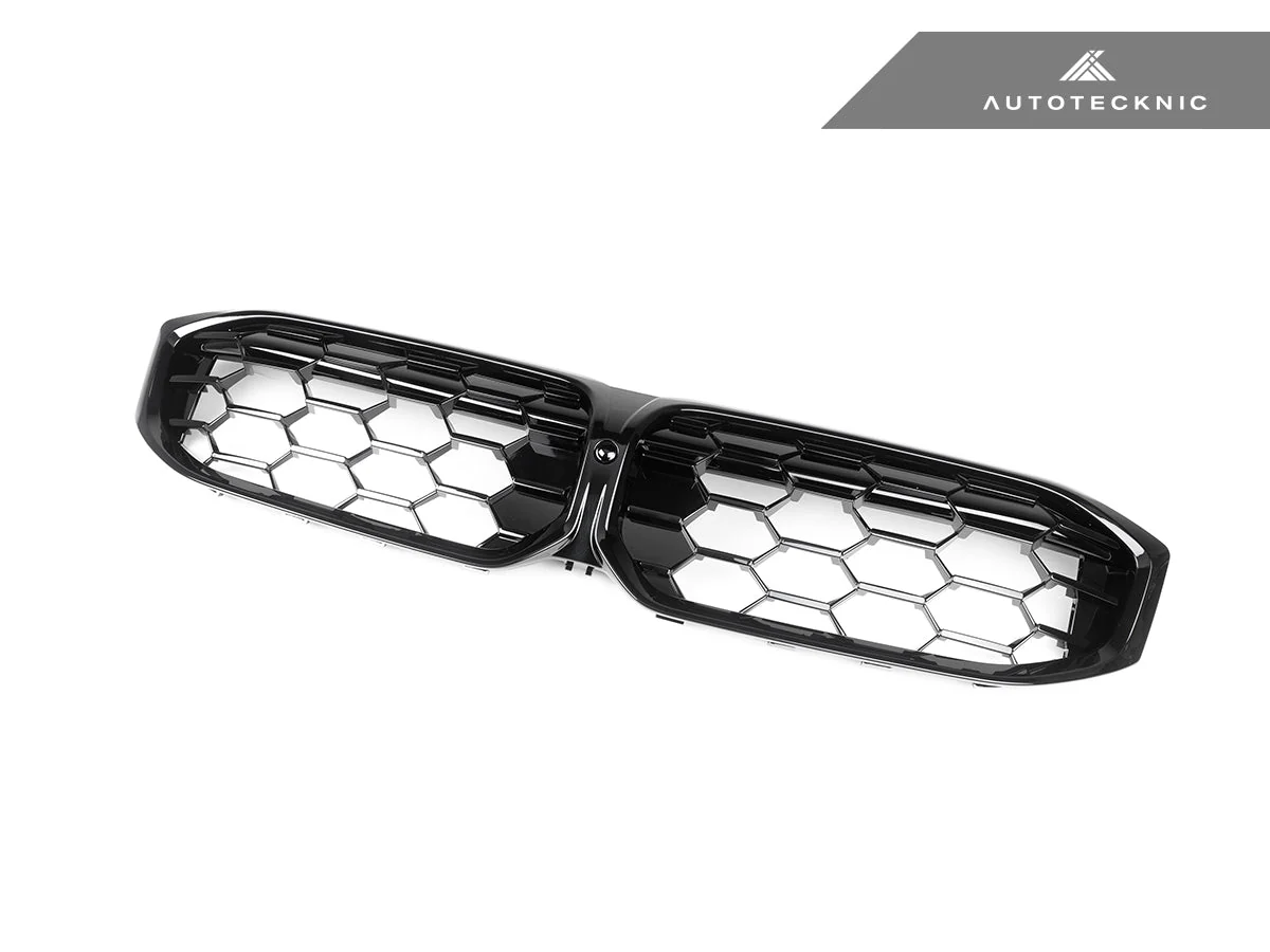 AutoTecknic Gloss Black Honeycomb Front Grille - G20 3-Series LCI - Image 2