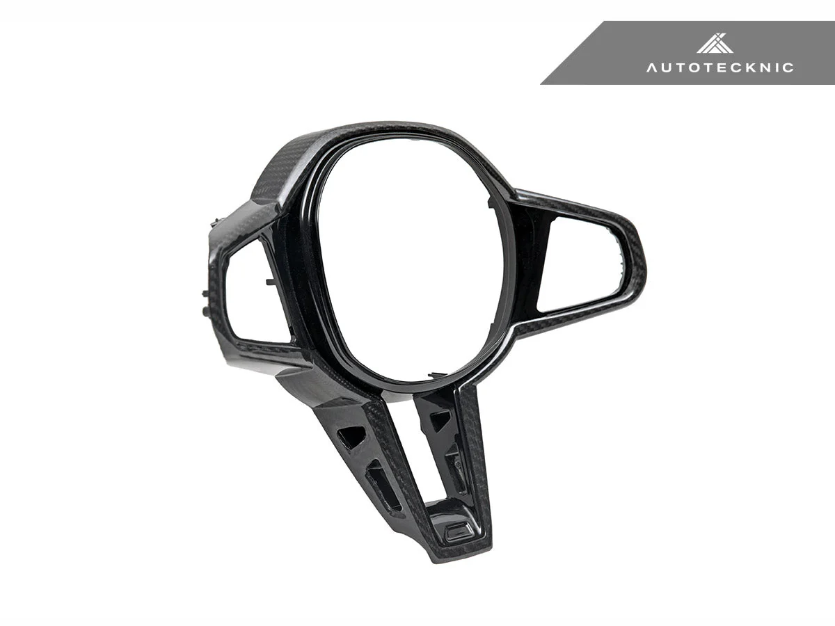 AutoTecknic LCI Carbon Steering Wheel Trim - G20/ G21 3-Series 2025-Up - Image 3