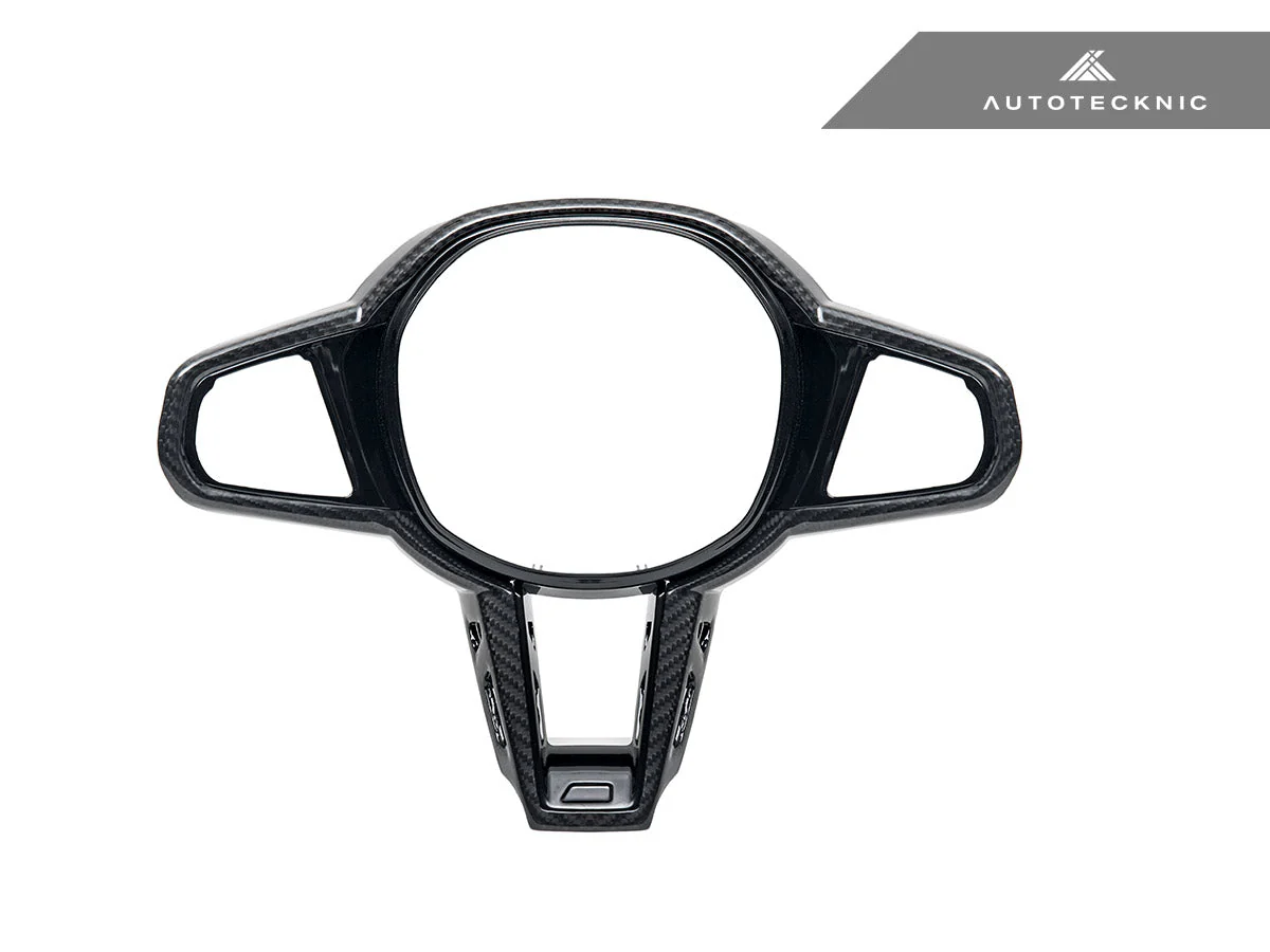 AutoTecknic LCI Carbon Steering Wheel Trim - G20/ G21 3-Series 2025-Up - Image 6