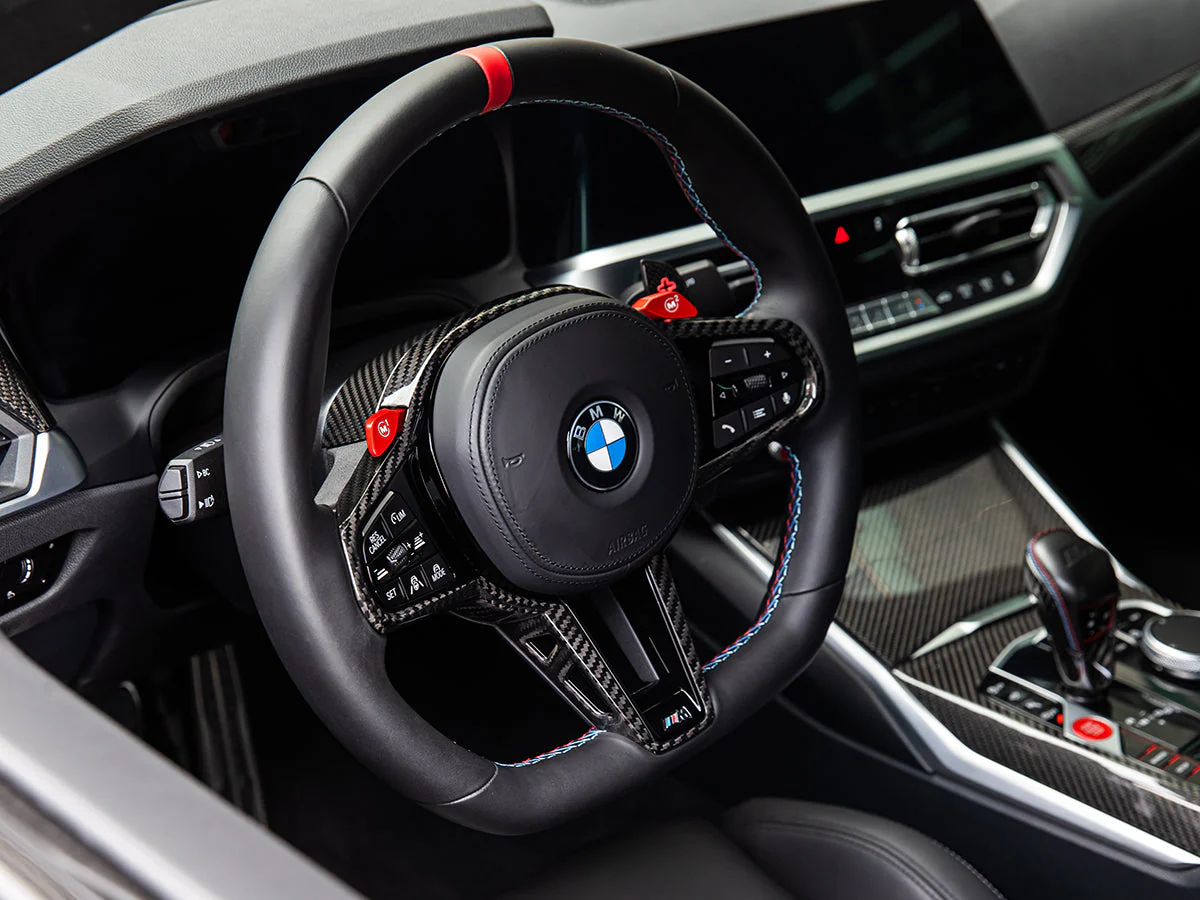 AutoTecknic LCI Carbon Steering Wheel Trim - G42 2-Series 2025-Up - Image 4