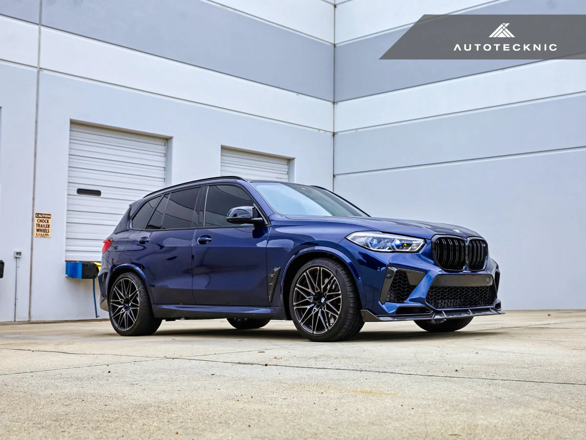 AutoTecknic Performance Dry Carbon Front Lip Set - F95 X5M - Image 11
