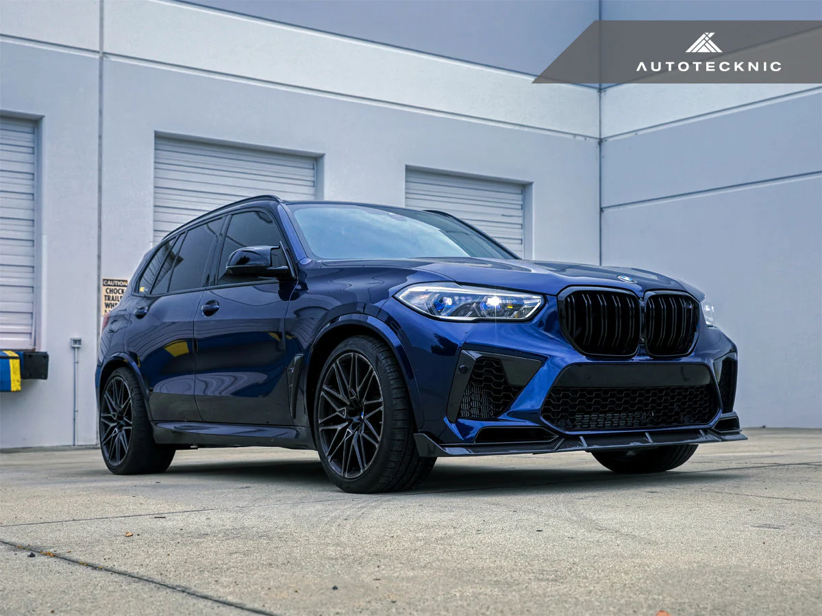 AutoTecknic Performance Dry Carbon Front Lip Set - F95 X5M - Image 13