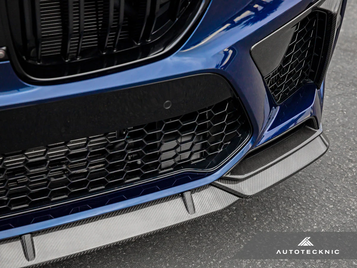 AutoTecknic Performance Dry Carbon Front Lip Set - F95 X5M - Image 2