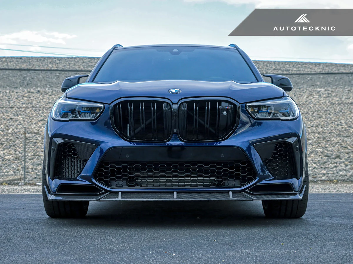 AutoTecknic Performance Dry Carbon Front Lip Set - F95 X5M - Image 4