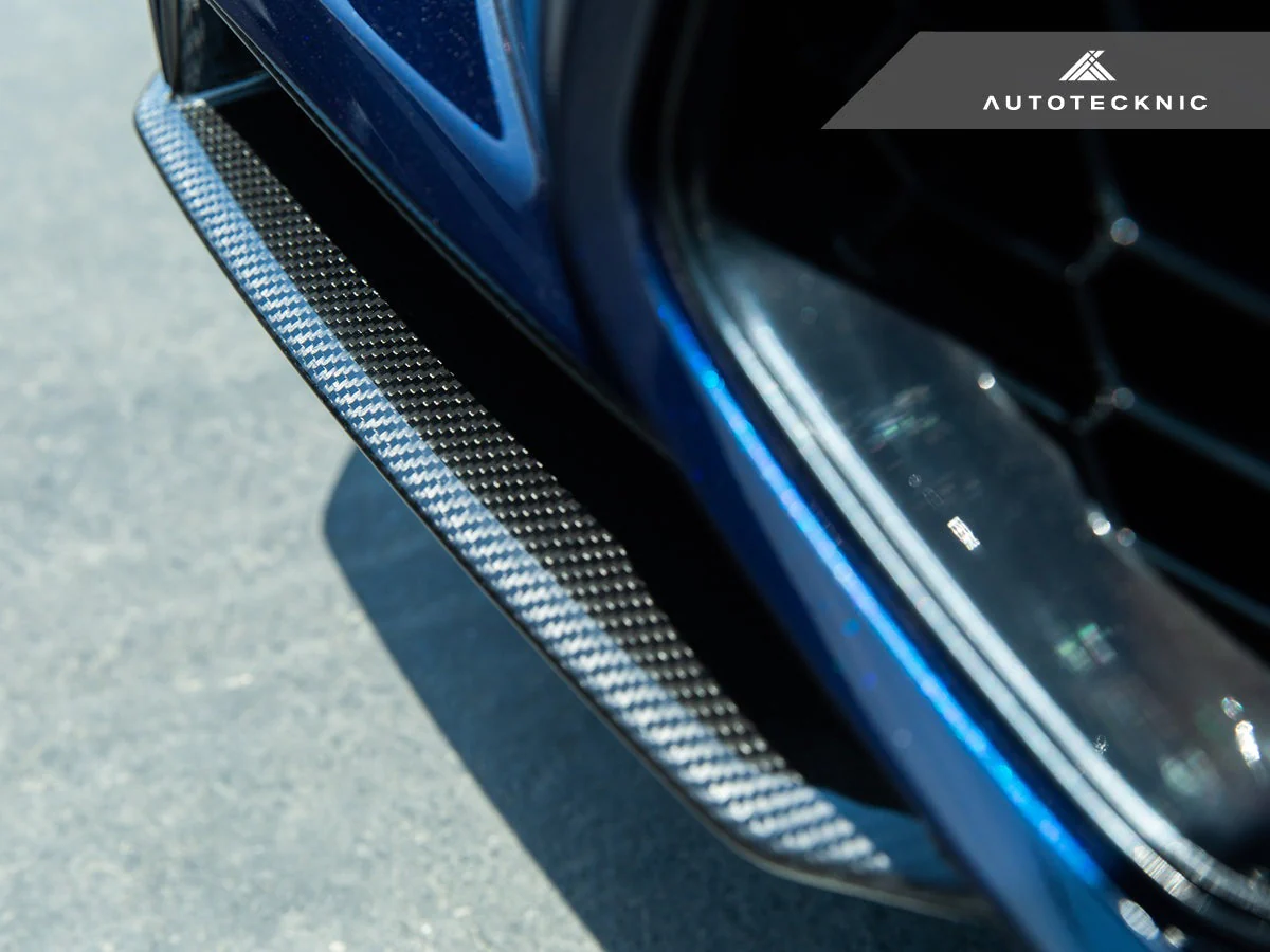 AutoTecknic Performance Dry Carbon Splitter Set - F95 X5M - Image 9