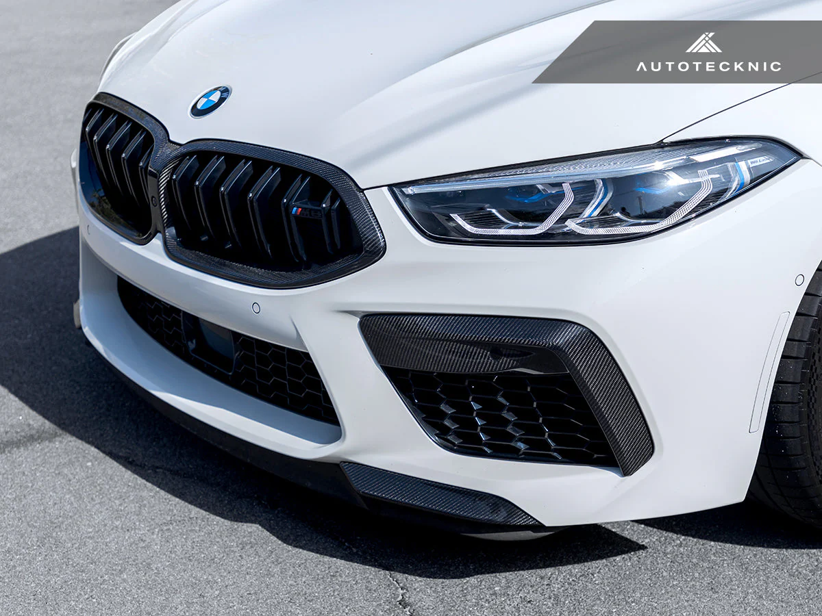 AutoTecknic Performance Dry Carbon Splitter Set - F9X M8 - Image 4