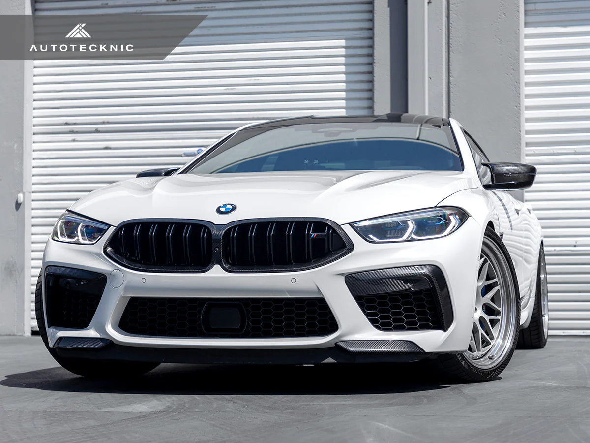 AutoTecknic Performance Dry Carbon Splitter Set - F9X M8 - Image 9