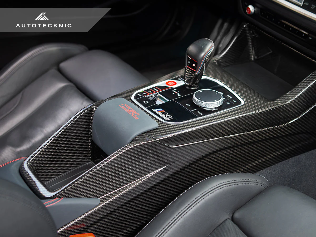 AutoTecknic Pre-Preg Carbon CSL Center Console - G8X M2 / M3 / M4 (Automatic) - Image 11
