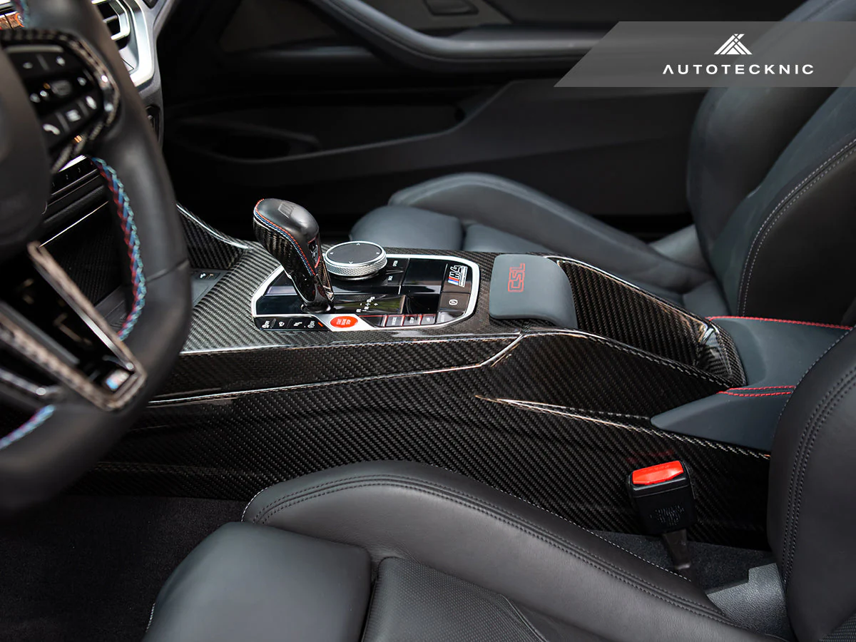 AutoTecknic Pre-Preg Carbon CSL Center Console - G8X M2 / M3 / M4 (Automatic) - Image 2