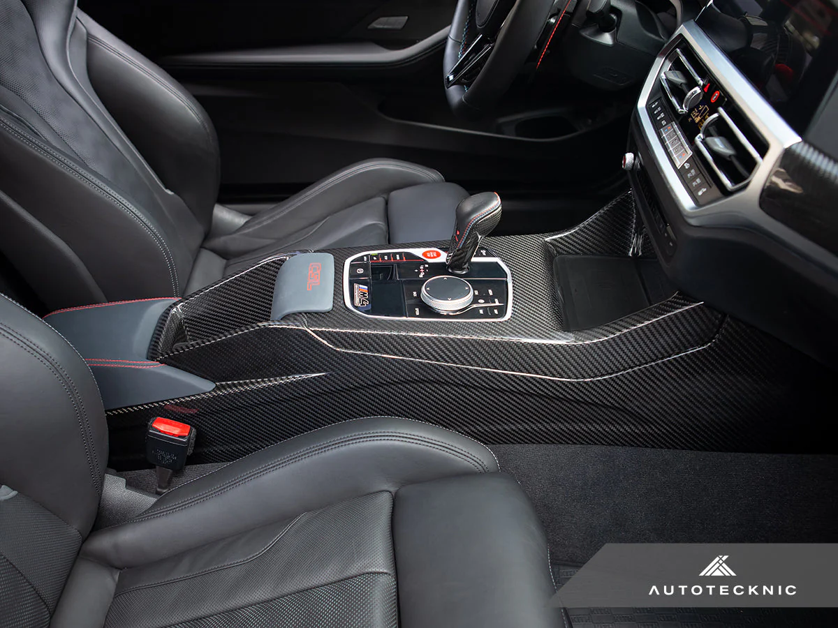 AutoTecknic Pre-Preg Carbon CSL Center Console - G8X M2 / M3 / M4 (Automatic) - Image 5