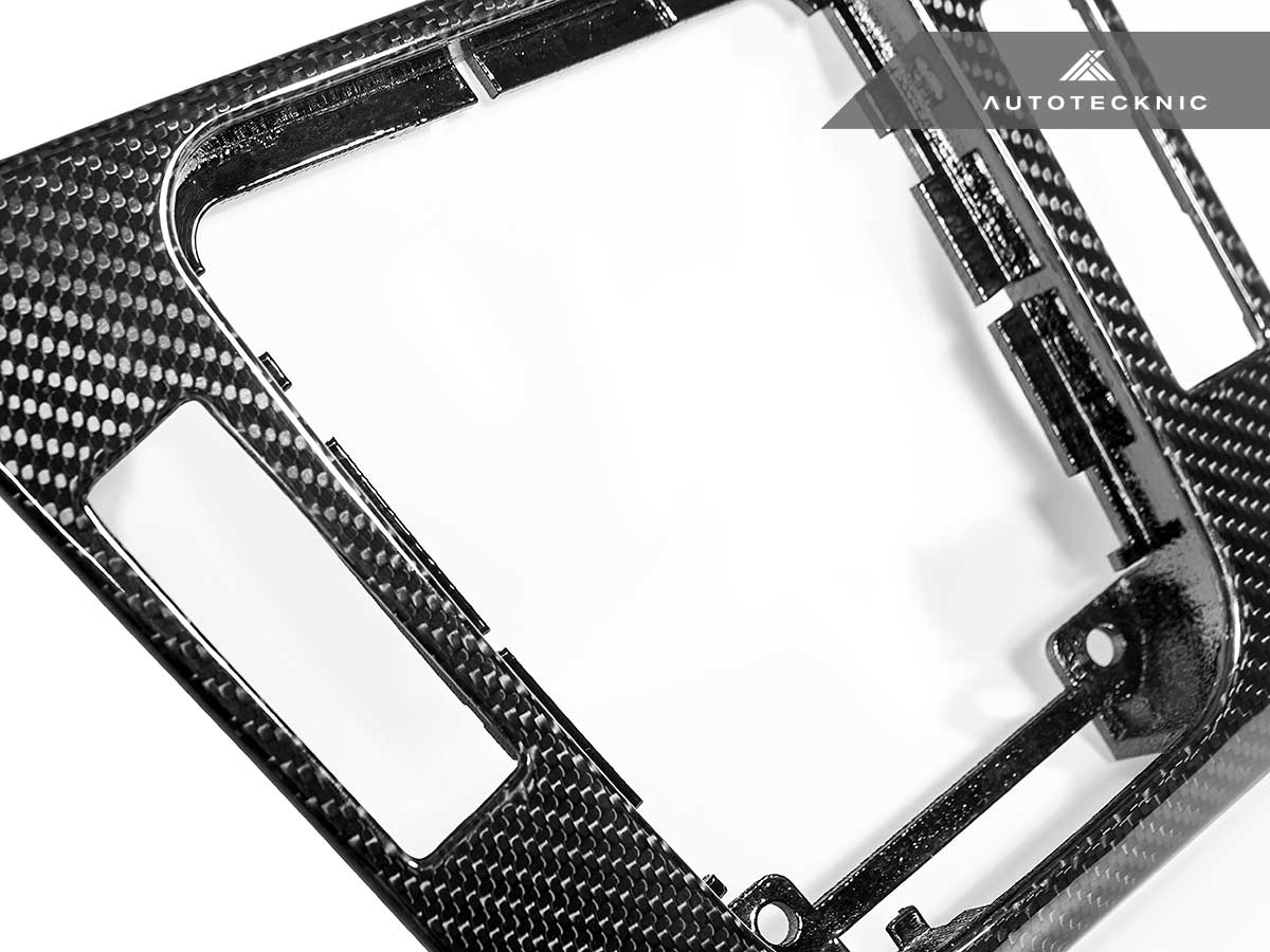 AutoTecknic Pre-Preg Carbon Fiber Center Console – BMW E46 M3 (Manual) - Image 10