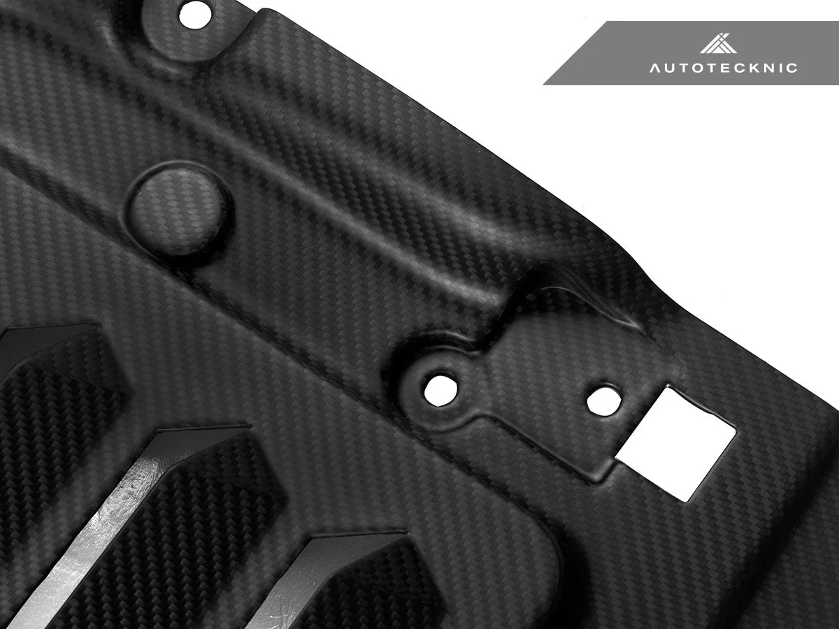AutoTecknic Pre-Preg Carbon Oil Cooler Skit Plate - G90/ G99 M5 - Image 6