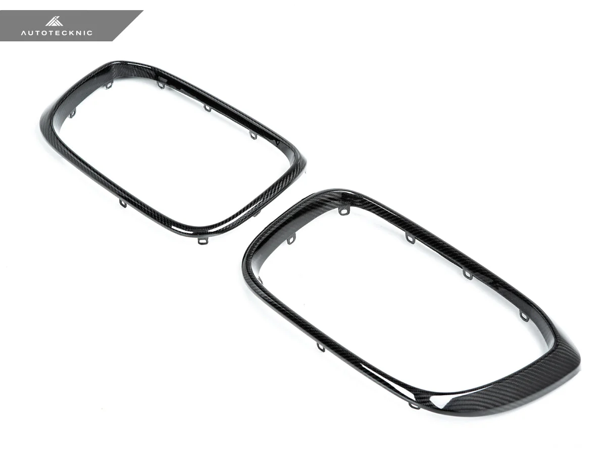 AutoTecknic Replacement Dry Carbon Grille Surround Set - G01 X3 | G02 X4 Pre-LCI - Image 4