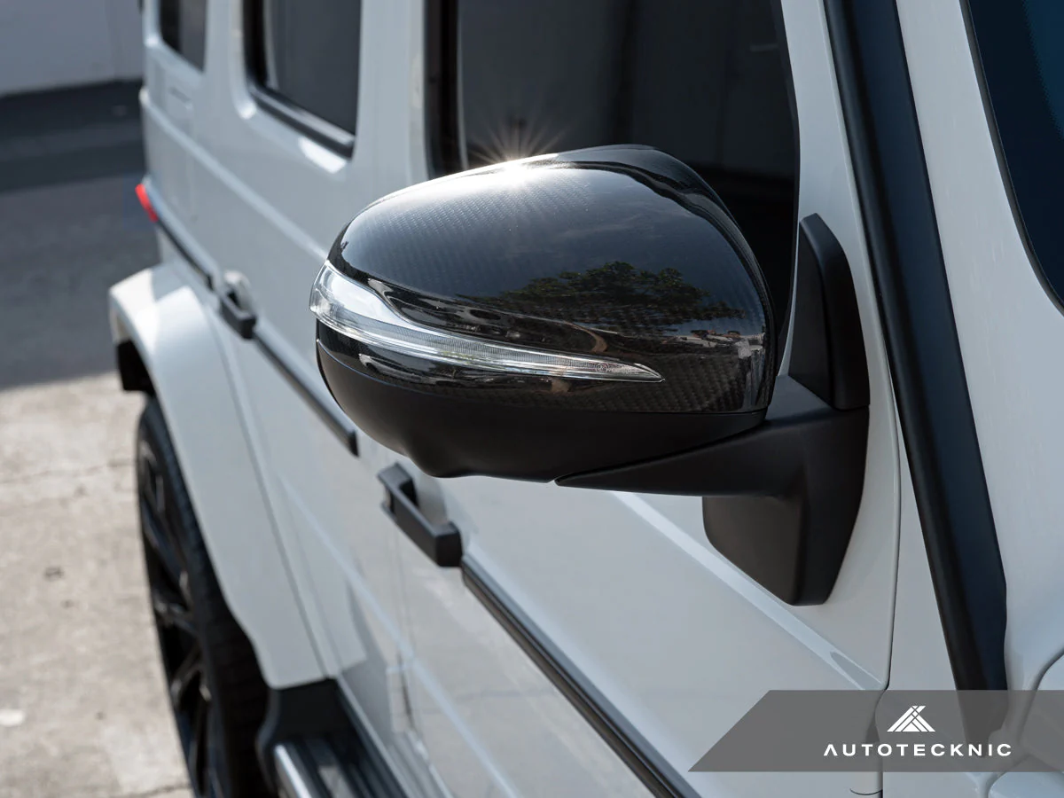 AutoTecknic Replacement Dry Carbon Mirror Covers - Mercedes-Benz V167/ W167 GLE - Image 2