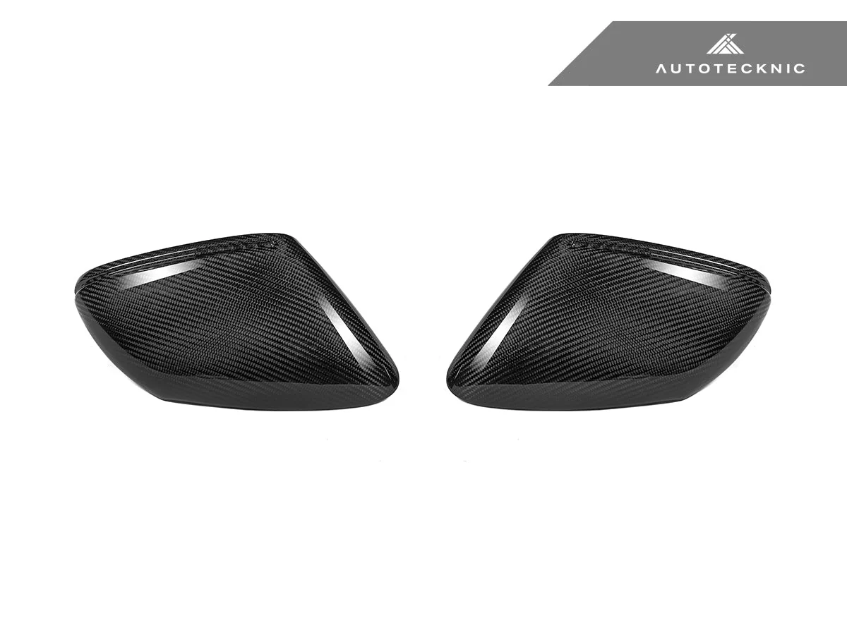 AutoTecknic Replacement Dry Carbon Mirror Covers - Porsche 9J1 Taycan - Image 3