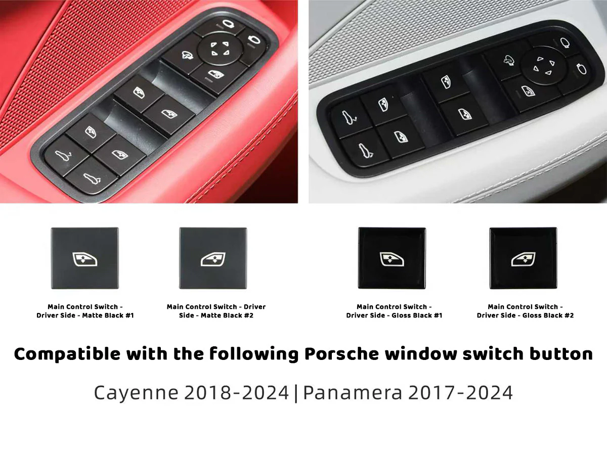 AutoTecknic Replacement Interior Window Switch Button - Porsche - Image 25