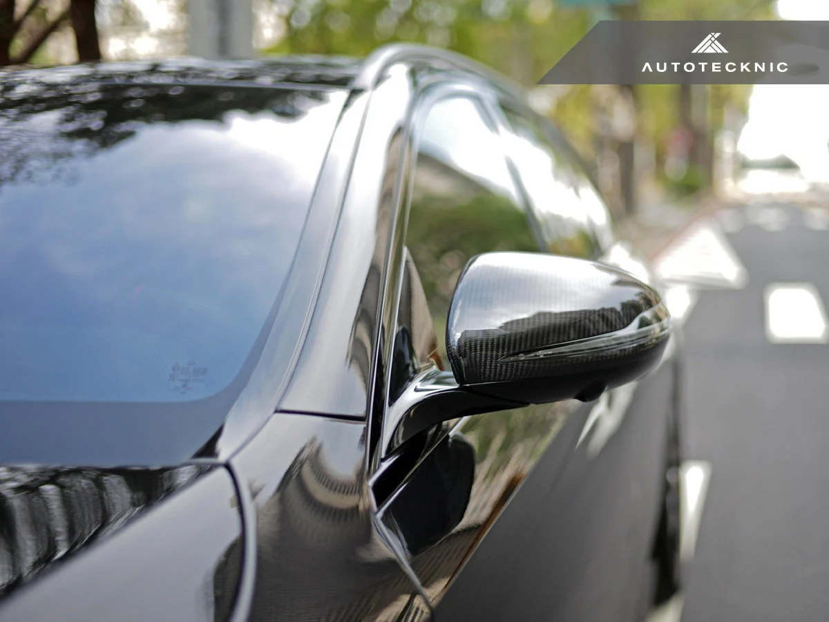 AutoTecknic Replacement Version II Dry Carbon Mirror Covers - Mercedes-Benz W238 E-Class Coupe - Image 7