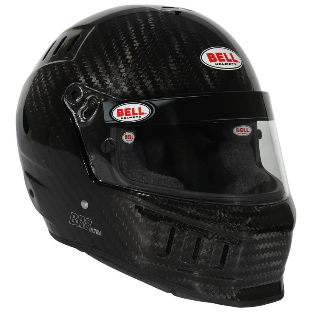 Bell BR8 ULTRA Carbon Fiber Auto Racing Helmet - Image 3