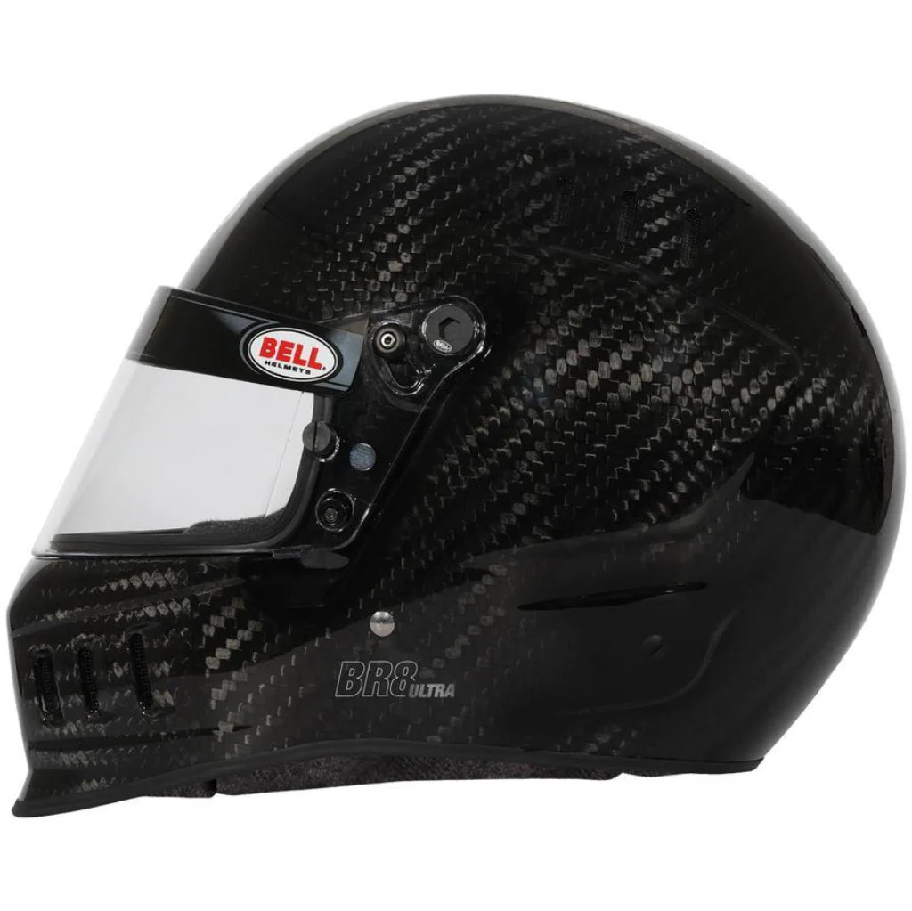 Bell BR8 ULTRA Carbon Fiber Auto Racing Helmet - Image 4