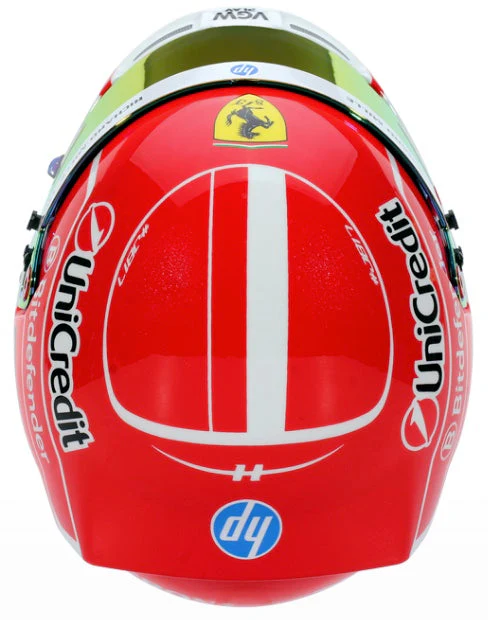 Bell HP77 Charles Leclerc 1:2 Scale F1 Mini Helmet for Ferrari 2025 F1 Season - Image 6