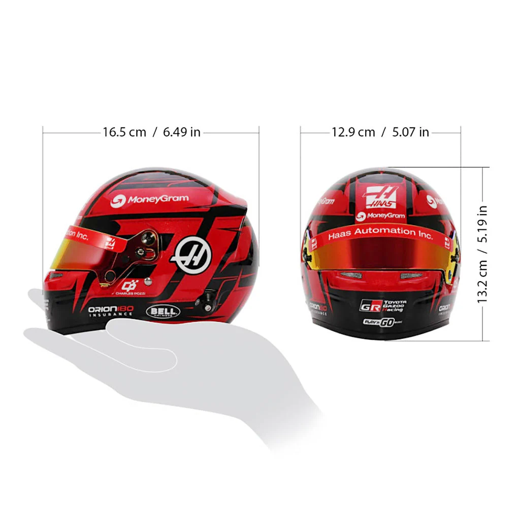 Bell 1:2 Scale Esteban Ocon Mini Helmet - Image 9